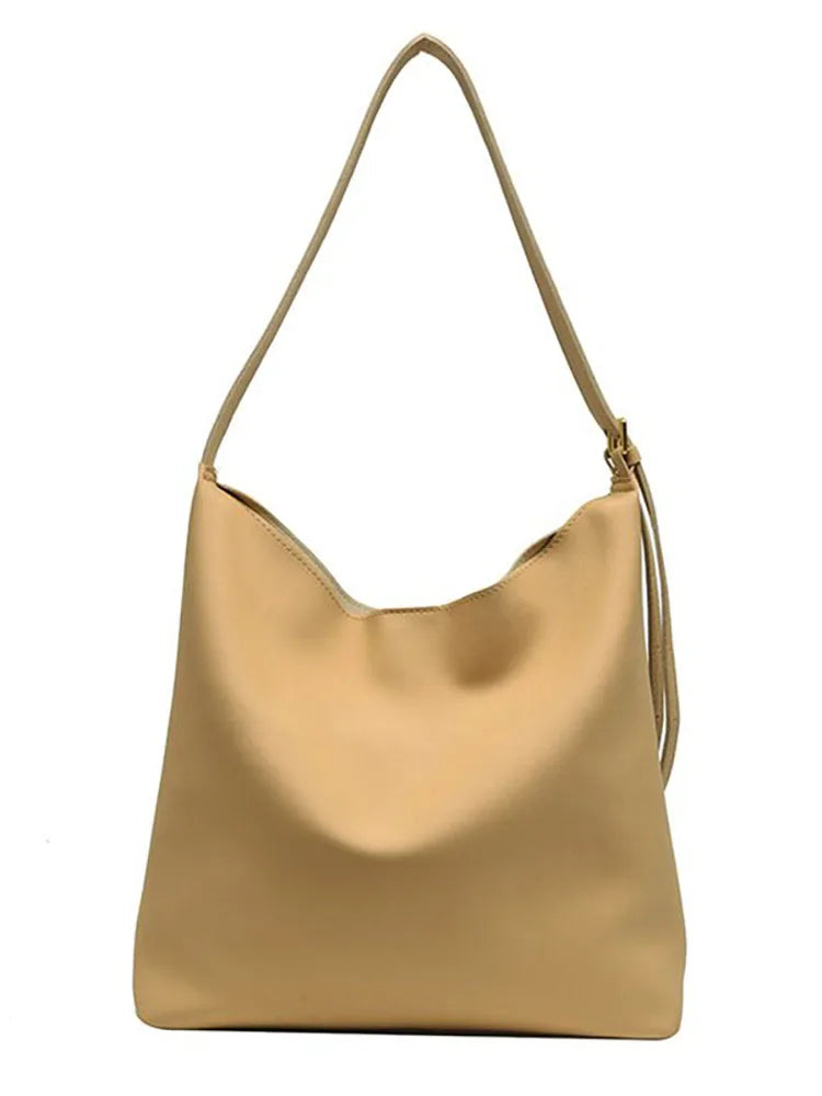 Women's Large Capacity Shoulder Bag Soft Pu Leather Crossbody Handbags