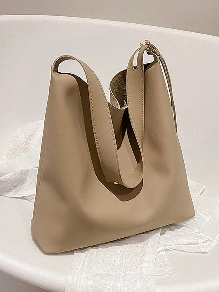 Women's Large Capacity Shoulder Bag Soft Pu Leather Crossbody Handbags