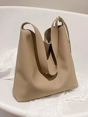 Women's Large Capacity Shoulder Bag Soft Pu Leather Crossbody Handbags