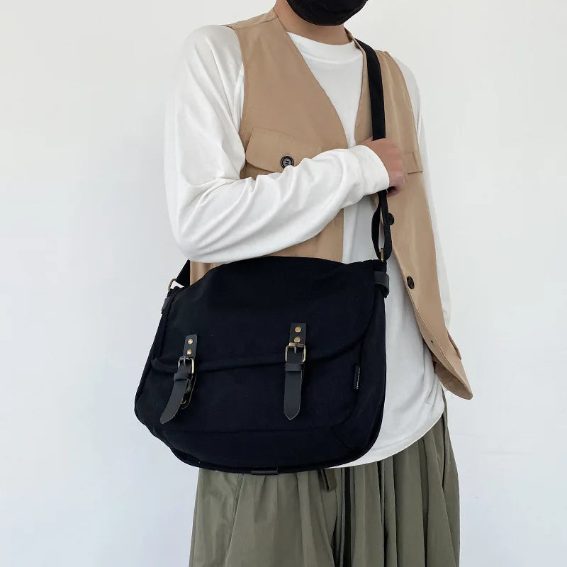 Large Capacity Women's Shoulder Bags Casual Handbag Canvas Tote Messenger