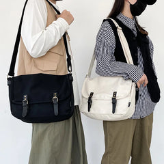 Large Capacity Women's Shoulder Bags Casual Handbag Canvas Tote Messenger
