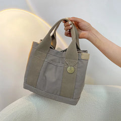Large Capacity Women's Tote Shoulder Bag Canvas Handbag for Women Summer