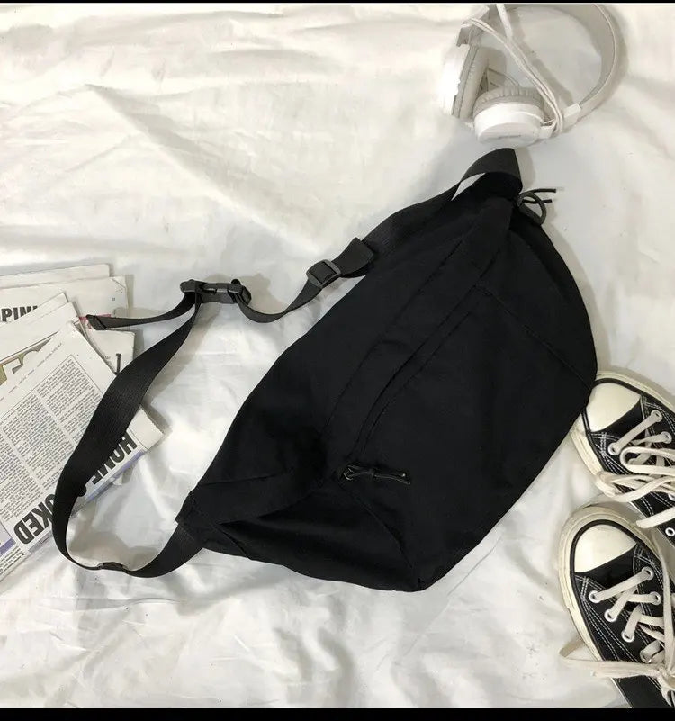 Large Capacity Waist Bag Hip Hop Shoulder Crossbody Bags Fanny Pack