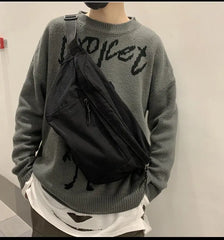 Large Capacity Waist Bag Hip Hop Shoulder Crossbody Bags Fanny Pack
