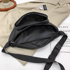 Large Capacity Women's Waist Bag Pu Leather Fanny Pack Multifunction