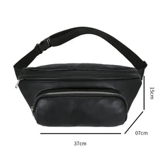 Large Capacity Women's Waist Bag Pu Leather Fanny Pack Multifunction