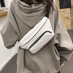 Large Capacity Women's Waist Bag Pu Leather Fanny Pack Multifunction