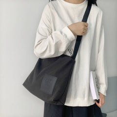 Large Capacity Zipper Shoulder Bags Waterproof Travel Cross Body