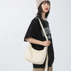 Canvas Crossbody Bag for Girls Women's Shoulder Messenger Bag