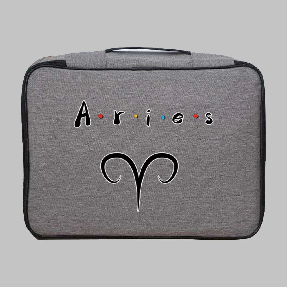 Large Document Storage Bag Organizer File Folder Passport Holder