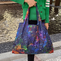 Large Pocket Reusable Shopping Bag Foldable Handbag Ecological Bag