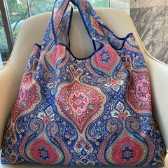 Large Pocket Reusable Shopping Bag Foldable Handbag Ecological Bag