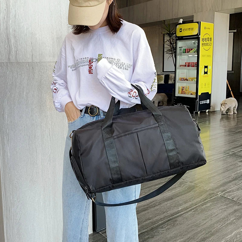 Large Female Travel Bag with Shoe Compartment