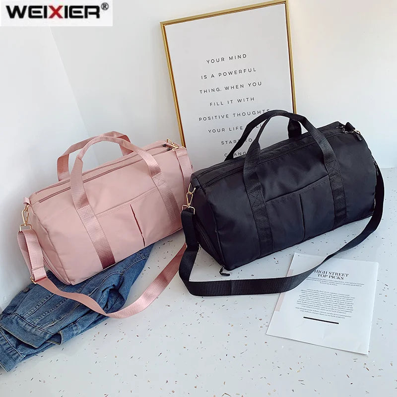 Large Female Travel Bag with Shoe Compartment