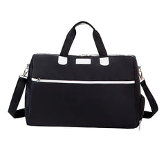 Large Waterproof Travel Bag Gym Duffle Yoga Tote with Shoe Compartment