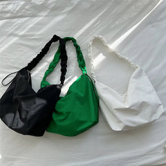Large Green Women's Shoulder Bags Big Casual Tote Bag Pu Leather Hobos Handbags