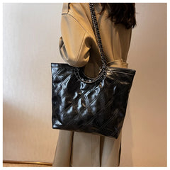 Large High-capacity Leather Handbags Women Tote Bag Crossbody Vintage Style