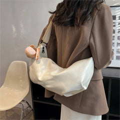 Large Shoulder Bag Crossbody Hobo Bag for Women Solid Vintage Female Sac