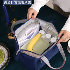 Large Lunch Bag Women Waterproof Fresh Cooler Bags Thermal Breakfast Food Box