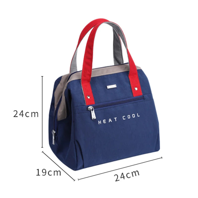 Large Lunch Bag Women Waterproof Fresh Cooler Bags Thermal Breakfast Food Box