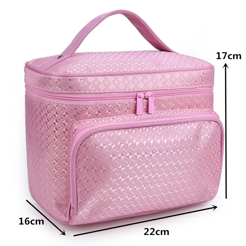 Large Makeup Toiletry Wash Bag Women's Travel Cosmetic Beauty Vanity Cases