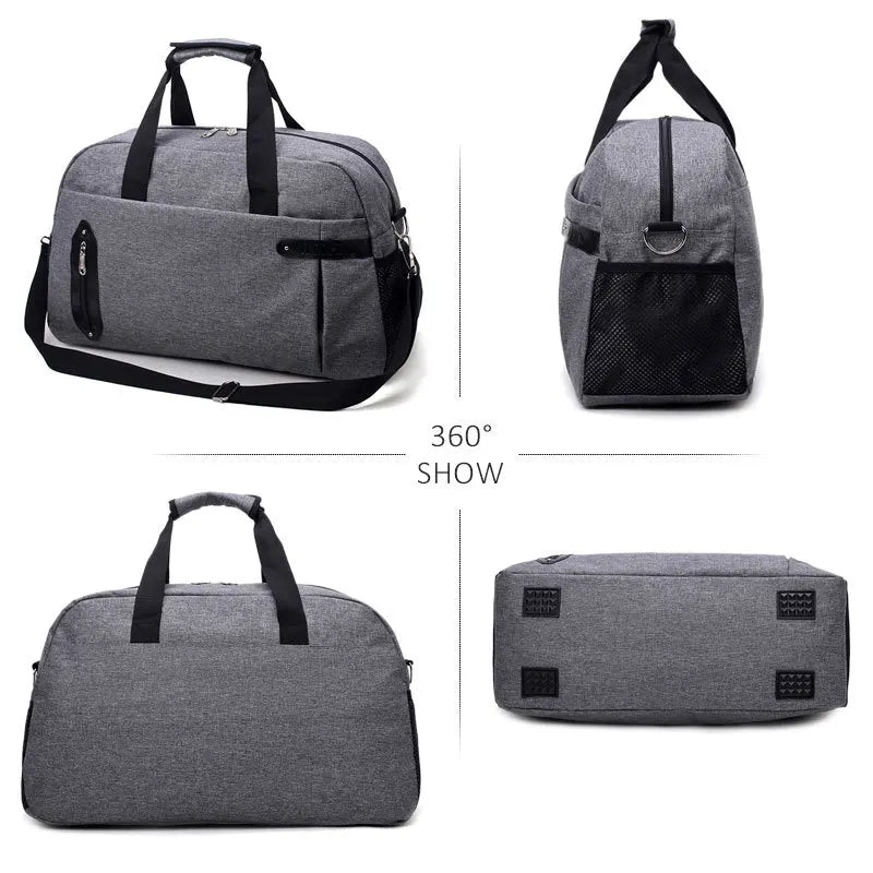 Outdoor Travel Sports Gym Bag Duffel Shoulder Crossbody B
