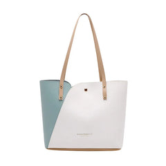 Large Capacity Pu Leather Tote Bag Women Shopping Handbag Ladies Shoulder Bag