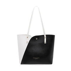 Large PU Leather Tote Bag Women Big Capacity Shopping Handbag