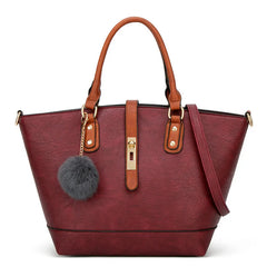 Portable European Letter Shoulder Bag Women Handbag