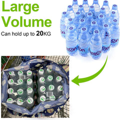 Large Reusable Shopping Bag Thickened Nylon Grocery Bag Foldable