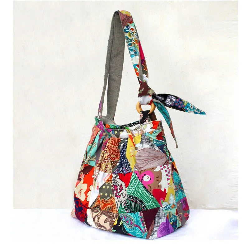 Bohemian Fringe Balls Bags Women's Shoulder Crossbody Bag