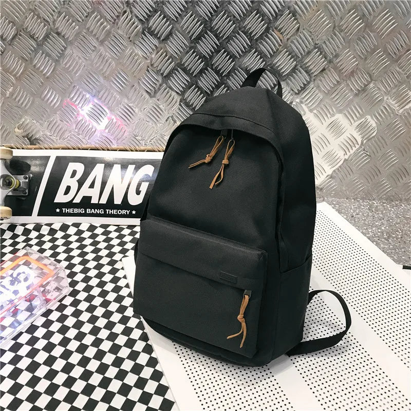 Large Waterproof Nylon Women Backpack for School Girls Men Travel