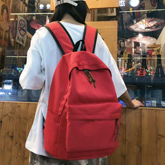 Large Waterproof Nylon Women Backpack for School Girls Men Travel