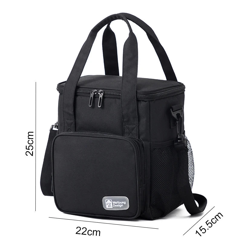 Large Thermal Insulation Lunch Bag Bento Box Storage Bags Hand-Held Food Contain