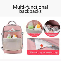 Large Travel Backpack Women Hiking Backpack Waterproof Diaper Casual Daypack