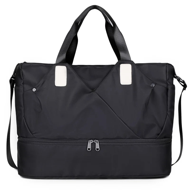 Large Travel Bag High Sports Fitness Bag Women's Shoulder Bag Multi-Function