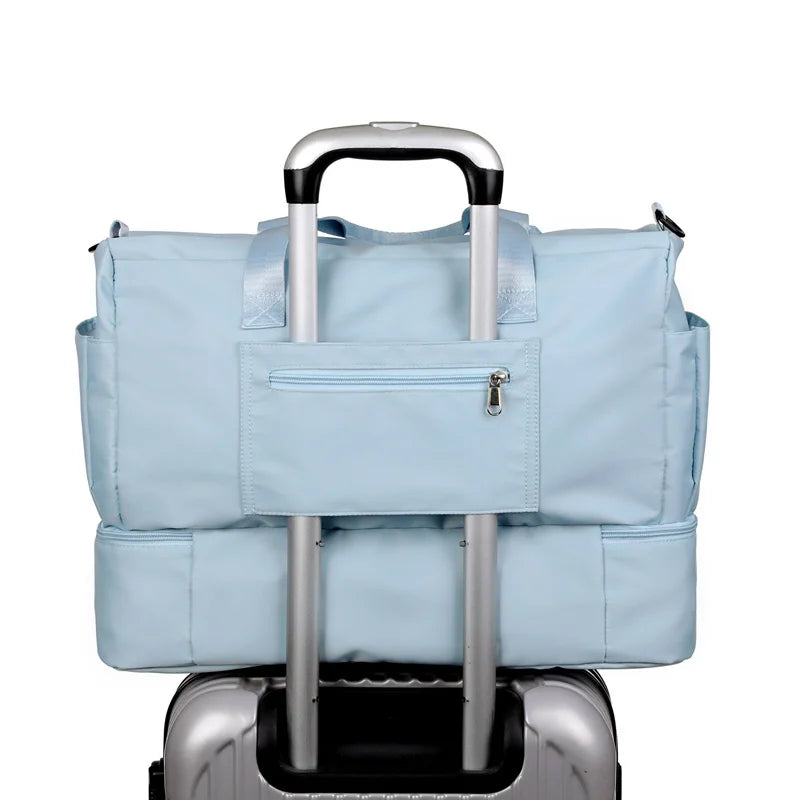 Large Travel Bag High Sports Fitness Bag Women's Shoulder Bag Multi-Function