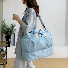 Large Travel Bag High Sports Fitness Bag Women's Shoulder Bag Multi-Function