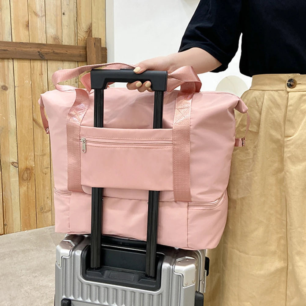Large Travel Duffle Bag Waterproof Gym Fitness Tote Bag for Women