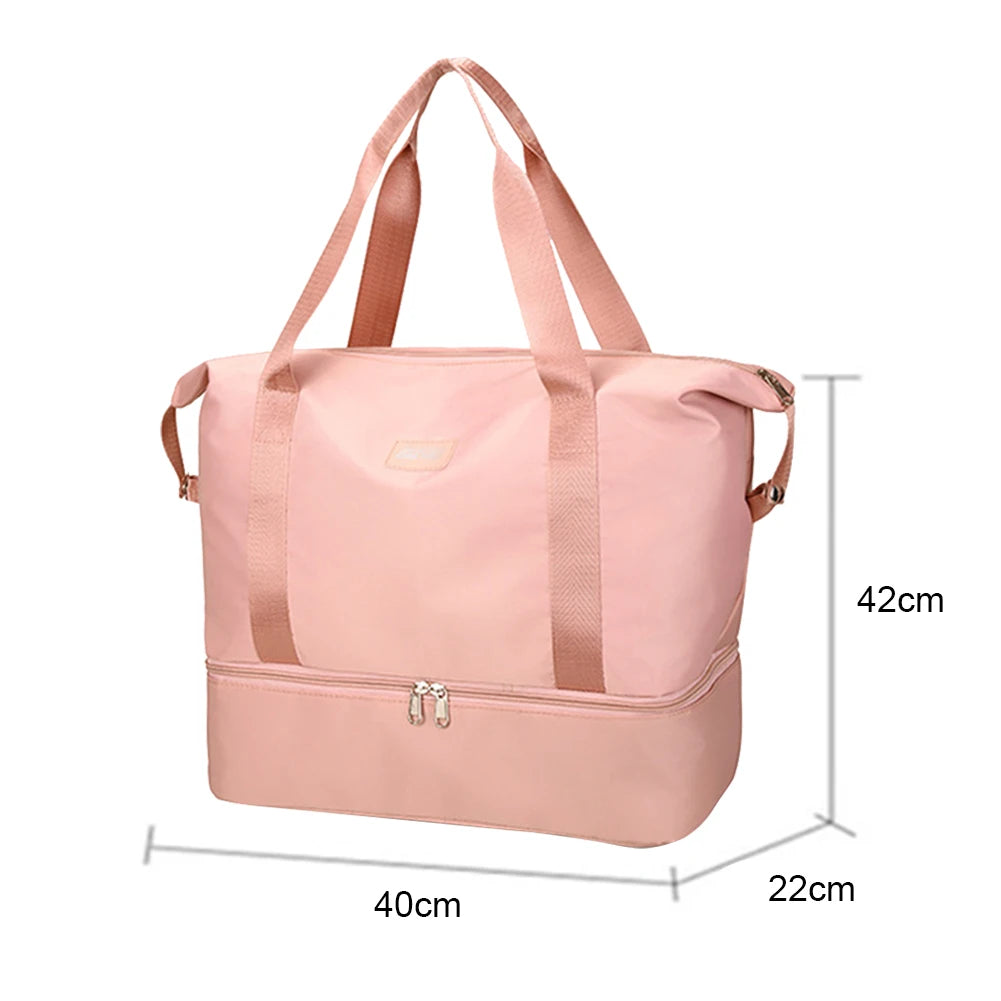 Large Travel Duffle Bag Waterproof Gym Fitness Tote Bag for Women