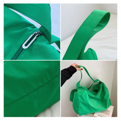 Waterproof Nylon Crossbody Side Bag Casual Lady Tote GYM Travel Handbag