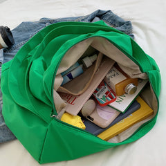 Waterproof Nylon Crossbody Side Bag Casual Lady Tote GYM Travel Handbag