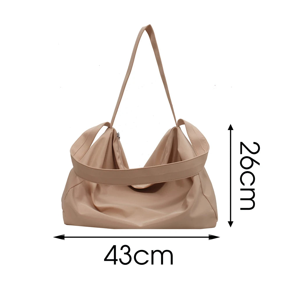 Waterproof Nylon Crossbody Side Bag Casual Lady Tote GYM Travel Handbag