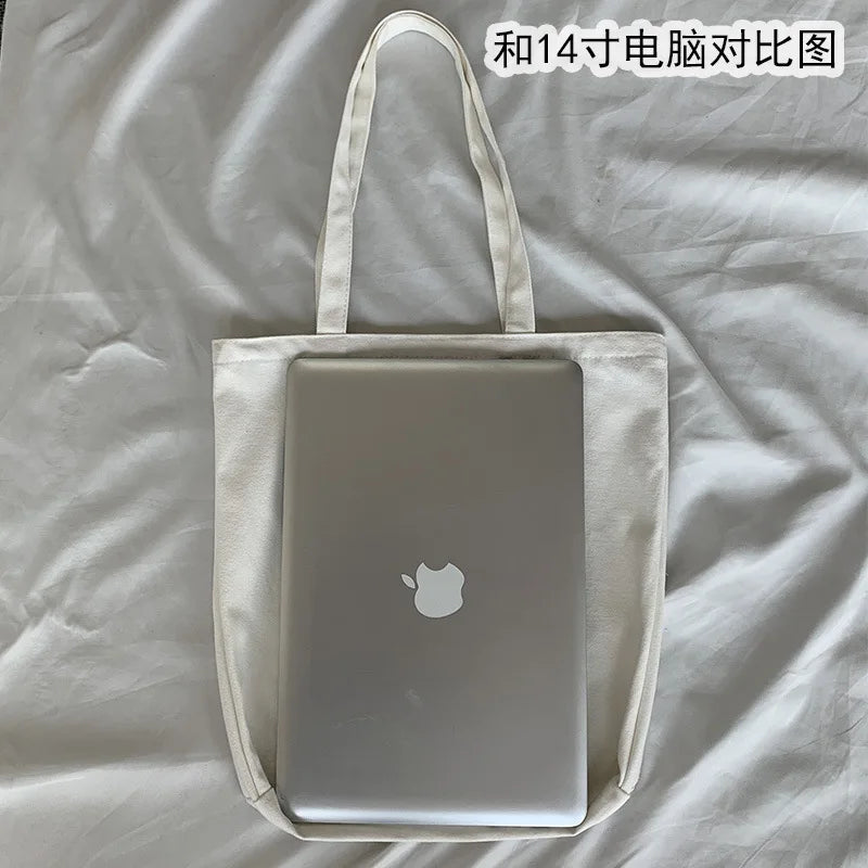 Japanese Cartoon Canvas Tote Bag Eco-Friendly Female Handbag