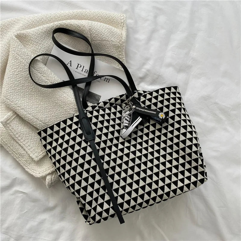 Large Women's Shoulder Bag Top Shopper Bag High Female Travel Bags B162