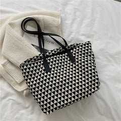 Large Women's Shoulder Bag Top Shopper Bag High Female Travel Bags B162