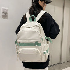 Large Capacity Nylon Women Backpacks Travel Shoulder Bags