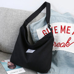 Canvas Shopping Bag Retro Casual Women's Tote Shoulder Bag