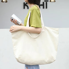 Large-capacity Casual Canvas Nylon Shoulder Bag Women
