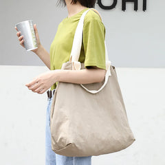 Large-capacity Casual Canvas Nylon Shoulder Bag Women